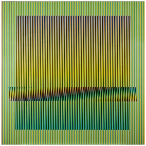 Induction Chromatique Denise, 100 x 100 cm, Paris mai 2013.